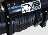 DV8 Offroad 12000 LB Winch w/ Synthetic Line & Wireless Remote - Black - WB12SR