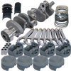 Eagle Chevy 502 4.250in Crank 6.385in H-Beam -3cc Flat Top 4.600in Pistons Rotating Assembly - 111374600