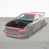 EOS Primed Black Hood - GTD Style - 2024+ Ford Mustang (HOOD-1015-ALU)