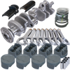 Eagle Chevy 350 3.750in Crank 5.700in H-Beam -16cc Inv Dome 4.030in Pistons Rotating Assembly - 12007030