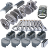 Eagle SBC 350 Competition Rotating Assembly 3.750in Stroke 5.700in Rods Forged Pistons .030 Overbore - 12008030
