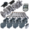 Eagle Chevy 350 3.750in Crank 6.000in H-Beam 6cc Dome 4.060in Pistons Rotating Assembly - 12012060