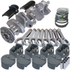 Eagle Chevy 350 3.500in Crank 6.000in H-Beam -5cc Flat Top 4.040in Pistons Rotating Assembly - 12020040