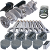 Eagle Chevy 400 3.875in Crank 6.000in H-Beam Stroker Rods -22cc 4.125in Pistons Rotating Assembly - 12147000
