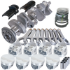 Eagle Chevy 350 3.480in Crank 5.700in H-Beam -3.7cc Flat Top 4.060in Pistons Rotating Assembly - 12302060