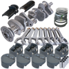 Eagle Chevy 327 3.250in Crank 6.125in H-Beam -5cc Flat Top 4.040in Pistons Rotating Assembly - 12323040