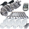 Eagle Chevy LS7 4.125in Crank 58 Tth Reluctor 6.125in H-Beam -5cc 4.130in Pistons Rotating Assembly - 128254130