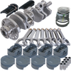 Eagle Chevy LS3 4.000in Crank 58 Tth Reluctor 6.125in H-Beam -14cc 4.075in Pistons Rotating Assembly - 129244075