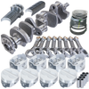 Eagle Chevy 350 3.750in Crank 5.700in I-Beam Rods -10cc 4.030in Pistons Rotating Assembly - 13009030