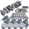 Eagle Chevy 400 3.750in Crank 5.700in I-Beam Rods -7cc Flat Top 4.125in Pistons Rotating Assembly - 13010000