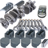 Eagle Chevy 400 3.750in Crank 5.700in I-Beam Rods -5cc Flat Top 4.125in Pistons Rotating Assembly - 13114000