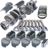 Eagle Chevy LT1350 1Pc 3.750in Crank 5.700in I-Beam Rods -5cc 4.040in Pistons Rotating Assembly - 13556L040