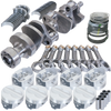 Eagle Chevy 350 1Pc 3.750in Crank 5.700in I-Beam Rods -10cc 4.030in Pistons Rotating Assembly - 13559L030