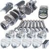 Eagle Chevy LT1350 1Pc 3.750in Crank 6.000in I-Beam Rods -18cc 4.000in Pistons Rotating Assembly - 13573L000
