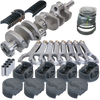 Eagle Ford 289/302 3.400in Crank 5.400in H-Beam -6cc Flat Top 4.155in Pistons Rotating Assembly - 14003155