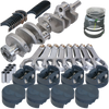 Eagle Ford 302 TW Heads 3.400in Crank 5.400in H-Beam -6cc Flat Top 4.040in Pistons Rotating Assembly - 14033040