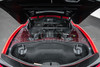EOS Engine Bay Panel Cover 3 Piece Version - Red Carbon Fiber - C8 Corvette Coupe (EC-725-RDCF)