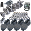 Eagle Chrysler 360 4.000in Crank 6.123in H-Beam -5cc Flat Top 4.030in Pistons Rotating Assembly - 20109030