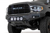 Addictive Desert Designs 19-21 Ram 2500/3500 Bomber Front Bumper (Rigid) - F560014110103