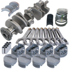 Eagle Pontiac 400 4.250in Crank 6.800in H-Beam -6cc Flat Top 4.155in Pistons Rotating Assembly - 515004155