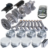 Eagle Chevy 350 2Pc 3.480in Crank 6.000in I-Beam Rod -7cc Flat Top 4.040in Pistons Rotating Assembly - 62005040