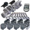 Eagle Chevy LT1 350 1Pc 3.480in Crank 6.000in I-Beam Rods -5cc 4.000in Pistons Rotating Assembly - 62103000