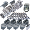 Eagle Chevy LT1 350 1Pc 3.750in Crank 5.700in I-Beam Rods -5cc 4.040in Pistons Rotating Assembly - 62108040