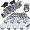 Eagle Chevy LT1 350 1Pc 3.480in Crank 5.700in I-Beam Rods -3.7cc 4.060in Pistons Rotating Assembly - 62302L060