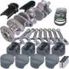 Eagle Chevy 400 3.750in Crank 6.000in I-Beam Rods -5cc Flat Top 4.125in Pistons Rotating Assembly - 62503000