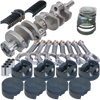 Eagle Ford 302 TW Heads 3.400in Crank 5.400in I-Beam Rods -6cc 4.030in Pistons Rotating Assembly - 64033030