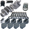 Eagle Ford 351W 4.000in Crank 6.250in I-Beam Rods -6.6cc Flat Top 4.060in Pistons Rotating Assembly - 64125060