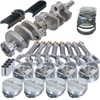 Eagle Ford 289/302 3.400in Crank 5.400in I-Beam Rod -11cc Flat Top 4.030in Pistons Rotating Assembly - 64223030