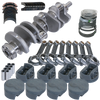 Eagle Ford 351W SVO 4.000in Crank 6.250in I-Beam -6.6cc Flat Top 4.040in Pistons Rotating Assembly - 64625040