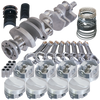 Eagle Chevy 396 3.766in Crank 6.135in I-Beam Rods 17cc Dome 4.155in Pistons Rotating Assembly - 683024155