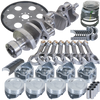 Eagle Chevy 350 1Pc 3.750in Crank 5.700in I-Beam Rod 4.040in Pistons 153 Tooth FP Balanced Assembly - B13054L04053
