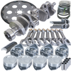 Eagle Chevy 350 1Pc 3.750in Crank 5.700in I-Beam Rod 4.060in Pistons 168 Tooth FP Balanced Assembly - B13054L06068