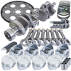 Eagle Chevy 350 1Pc 3.750in Crank 5.700in I-Beam Rods 4.040in Pistons 153 Tooth FP Balanced Assembly - B13055L04053