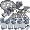 Eagle Chevy 305 1Pc 3.480in Crank 5.700in I-Beam Rods 3.776in Pistons 168 Tooth FP Balanced Assembly - B13101L04068