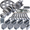 Eagle Chevy LT1350 1Pc 3.750in Crank 5.700in I-Beam 4.060in Pistons 168 Tooth FP Balanced Assembly - B13556L06068