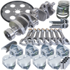 Eagle Chevrolet SBC 1pc Seal 383ci Balanced Rotating Assembly Kit w/168 Tooth Flexplate - B15504L03068
