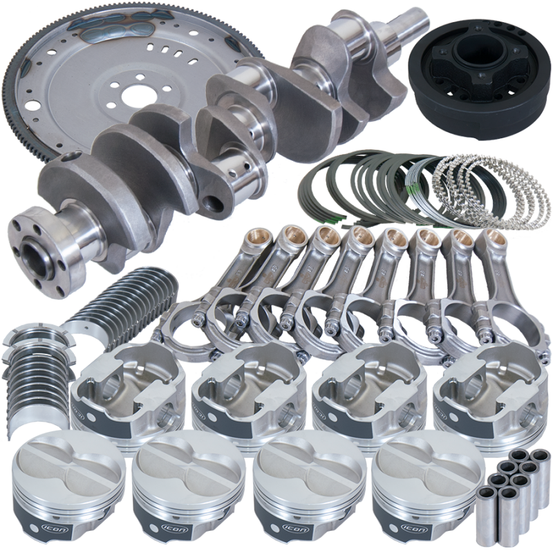 Eagle Ford 302 3.400in Crank 5.400in I-Beam Rods 4.040in Pistons 157 Tooth FP Balanced Assembly - B16323EA040