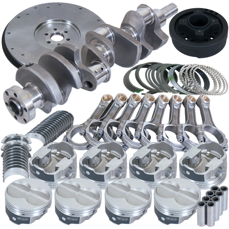 Eagle Ford 302 3.400in Crank 5.400in I-Beam Rods 4.000in Pistons 164 Tooth FW Balanced Assembly - B16323ES000