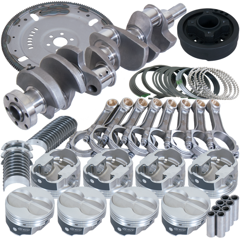 Eagle Ford 302 3.400in Crank 5.400in I-Beam Rods 4.030in Pistons 164 Tooth FP Balanced Assembly - B16323LA030