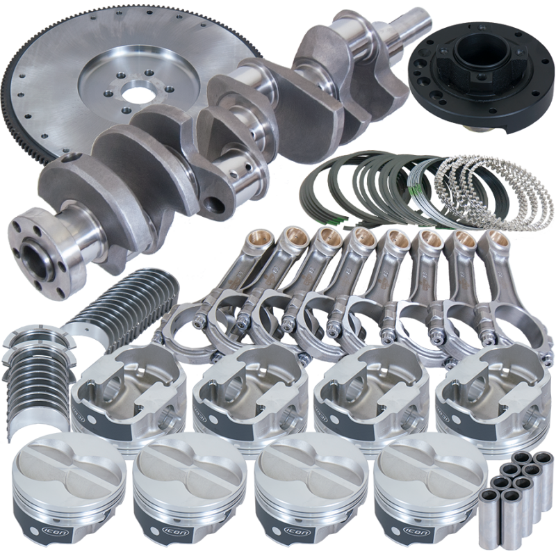 Eagle Ford 302 3.400in Crank 5.400in I-Beam Rods 4.040in Pistons 157 Tooth FW Balanced Assembly - B16323MS040