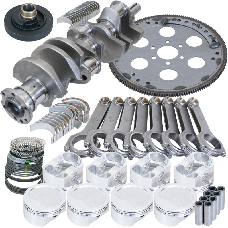 Eagle Oldsmobile 45 4.500in Crank 7.100in H-Beam -15cc Inv Dome 4.165in Pistons Balanced Assembly - B42107040