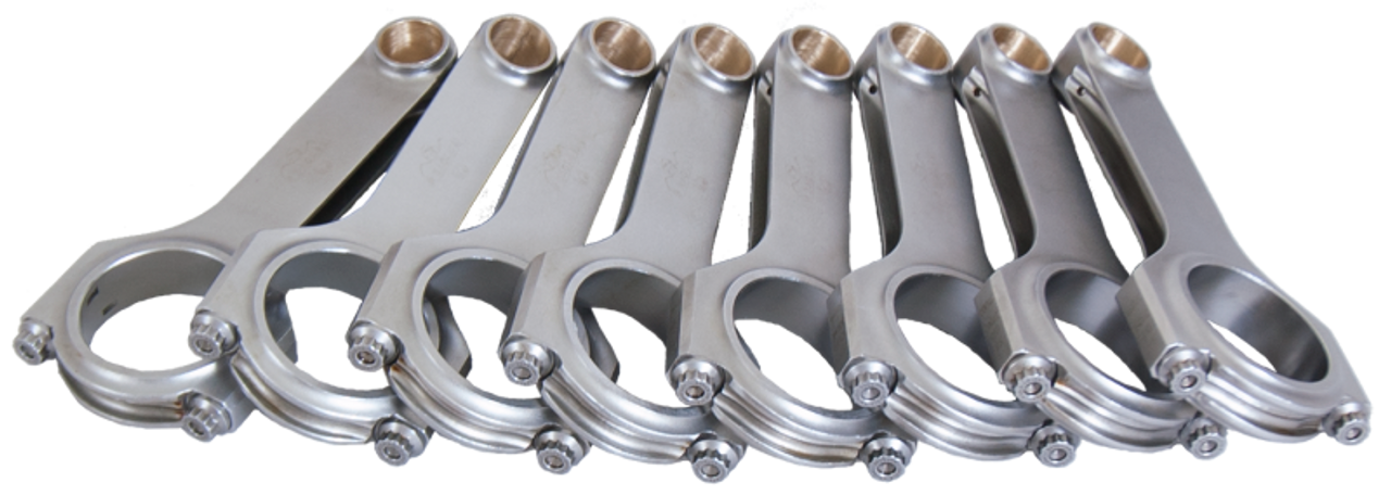 Eagle Chevy 305/350/LT1 /Ford 351 Forged 4340 H-Beam Connecting Rods w/ 7/16in ARP2000 (Set of 8) - CRS6000B3D2000
