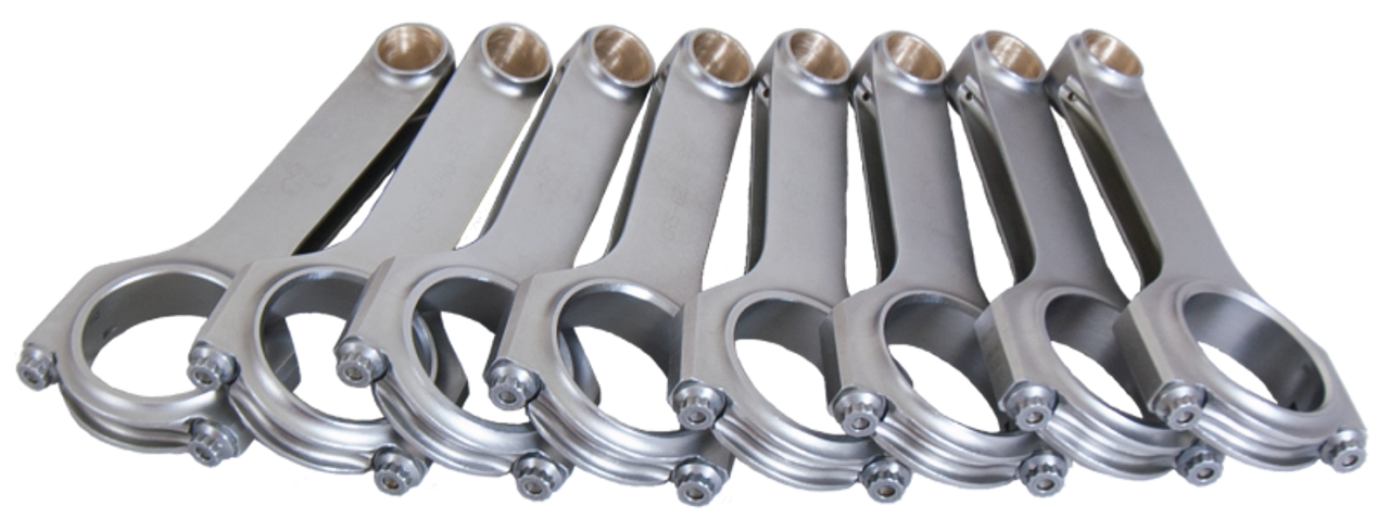 Eagle Chevrolet Small Block 6.250in Length Forged 4340 Steel H-Beam Rods - Set of 8 - CRS6250B3D