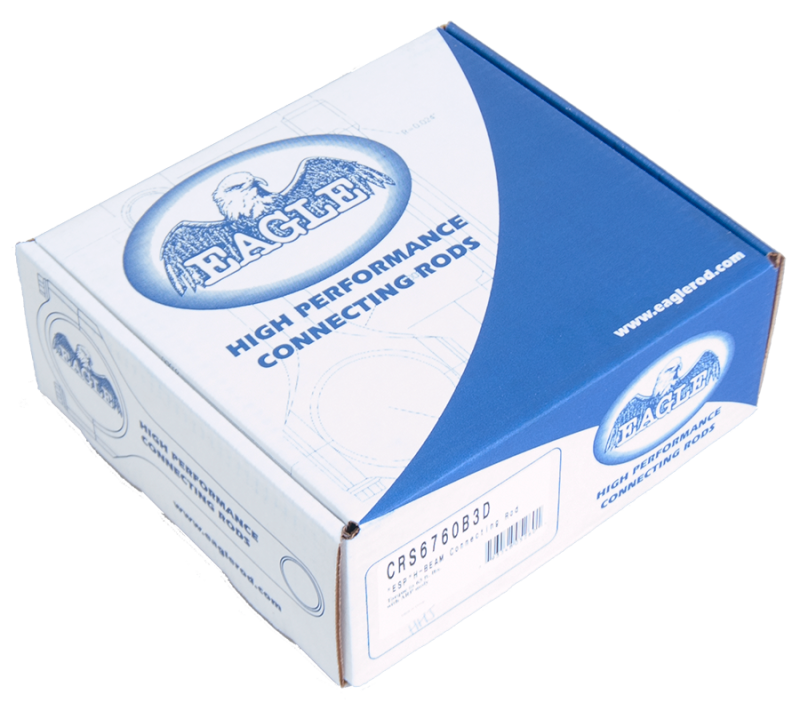 Eagle 66-78 Chrysler / Plymouth Mobar Big Block RB Connecting Rods (Set of 8) - 6.760in Rod Length - CRS6760B3D