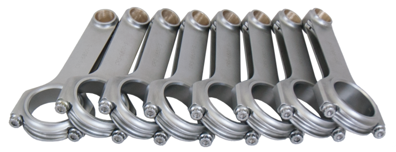 Eagle Chevy Big Block Standard Forged 4340 H-Beam Connecting Rods with L19 Bolts - CRS68003DL19