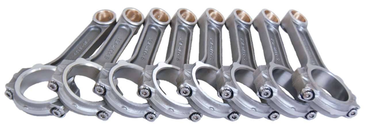 Eagle Chevrolet Big Block 4340 I-Beam Connecting Rod 6.135in w/ 7/16in ARP 8740 (Set of 8) - FSI6135